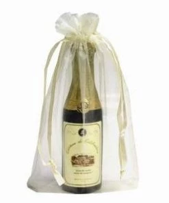 Silkflowersfactory 6x9 Ivory Sheer Organza Bags -10 Pcs Craft Supplies