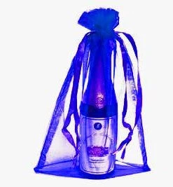 Silkflowersfactory 6x9 Royal Blue Sheer Organza Bags -10 Pcs