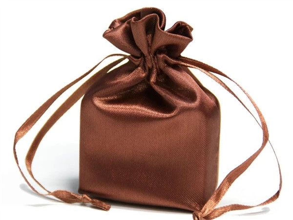 Silkflowersfactory 4x6 Chocolate Elegant Satin Bags - 12 Pcs Craft Supplies 3 Silkflowersfactory 4x6 Chocolate Elegant Satin Bags - 12 Pcs Craft Supplies