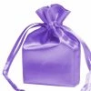Silkflowersfactory 4x6 Lavender Elegant Satin Bags - 12 Pcs Craft Supplies