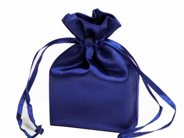 Silkflowersfactory 4x6 Navy Elegant Satin Bags - 12 Pcs 3 Silkflowersfactory 4x6 Navy Elegant Satin Bags - 12 Pcs