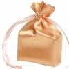 Silkflowersfactory 4x6 Peach Elegant Satin Bags - 12 Pcs Craft Supplies 2 Silkflowersfactory 4x6 Peach Elegant Satin Bags - 12 Pcs Craft Supplies