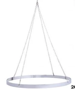 Silkflowersfactory 4 Panel 20" Hoop Ceiling Draping Hardware Kit For Wedding Party Banquet Event - FREE Tool Kit Backdrops & Stands