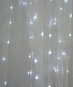 Silkflowersfactory 600 LED Lights BIG Wedding Party Photography Organza Curtain Backdrop - White - 20FT X 10FT LED Lighting 12 Silkflowersfactory 600 LED Lights BIG Wedding Party Photography Organza Curtain Backdrop - White - 20FT X 10FT LED Lighting