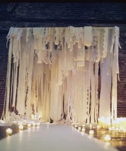 Silkflowersfactory Chandelier & Stands 10ft X 10ft Adjustable Backdrop Stand With Weighted Steel Base