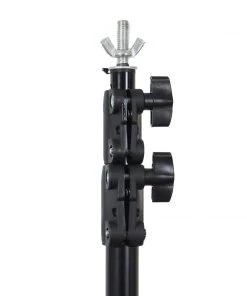 Silkflowersfactory 8ft X 10ft Adjustable Backdrop Stand - Portable Photography Backdrop Stand With 2 Free Backdrops - Photo Video Studio Backdrop Stand Kit