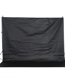 Silkflowersfactory 8ft X 10ft Adjustable Backdrop Stand - Portable Photography Backdrop Stand With 2 Free Backdrops - Photo Video Studio Backdrop Stand Kit