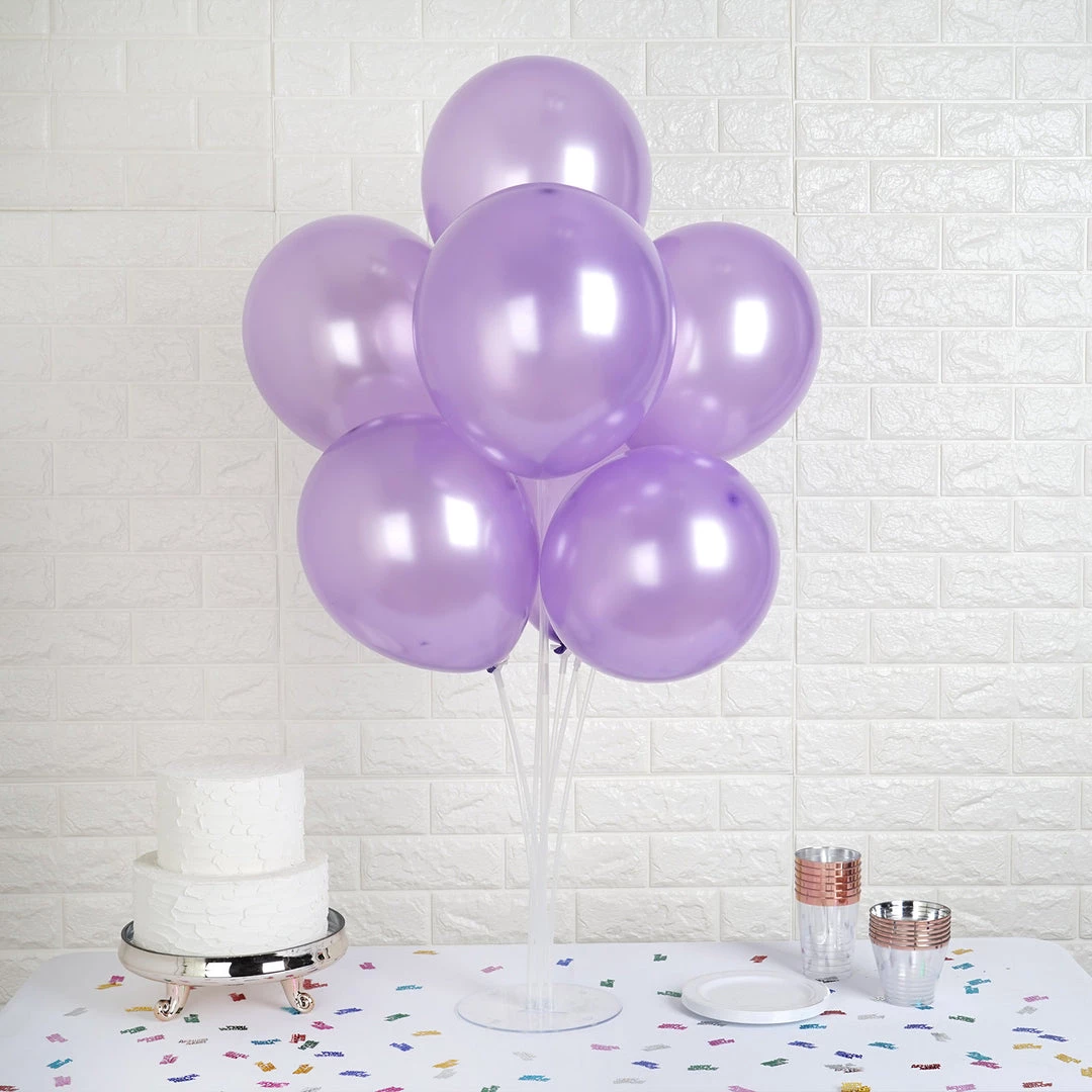 Silkflowersfactory Flower Vases & Decorations 12" Metallic Latex Balloons-Lavender-25/pk 3 Silkflowersfactory Flower Vases & Decorations 12" Metallic Latex Balloons-Lavender-25/pk