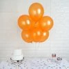 Silkflowersfactory Flower Vases & Decorations 12" Metallic Latex Balloons-Orange-25/pk 2 Silkflowersfactory Flower Vases & Decorations 12" Metallic Latex Balloons-Orange-25/pk