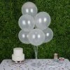 Silkflowersfactory Flower Vases & Decorations 12" Metallic Latex Balloons-White-25/pk 1 Silkflowersfactory Flower Vases & Decorations 12" Metallic Latex Balloons-White-25/pk
