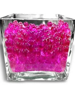 Silkflowersfactory 14grams Pink BIG Round Deco Water Beads Jelly Vase Filler Balls For Centerpieces Table Decoration Flower Vases & Decorations