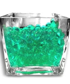 Silkflowersfactory 14grams Turquoise BIG Round Deco Water Beads Jelly Vase Filler Balls For Centerpieces Table Decoration