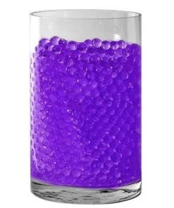 Silkflowersfactory Flower Vases & Decorations Purple Small Round Deco Water Beads Jelly Vase Filler Balls For Centerpieces Table Decoration - 200 To 250 PCS