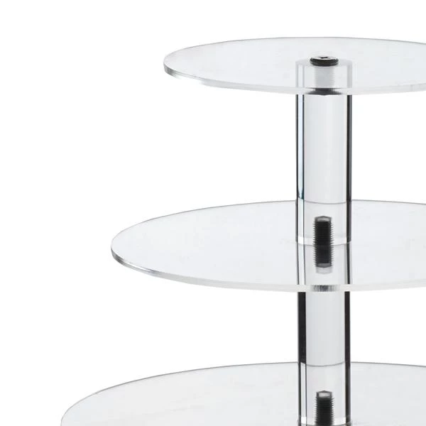 Silkflowersfactory 5 Tier Heavy Duty Acrylic Glass Cupcake Dessert Stand For Birthday Wedding Party 5 Silkflowersfactory 5 Tier Heavy Duty Acrylic Glass Cupcake Dessert Stand For Birthday Wedding Party