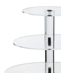 Silkflowersfactory 8 Tier Round Heavy Duty Acrylic Glass Cupcake Dessert Stand For Birthday Wedding Party 8 Silkflowersfactory 8 Tier Round Heavy Duty Acrylic Glass Cupcake Dessert Stand For Birthday Wedding Party