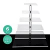 Silkflowersfactory 6 Tier Square Heavy Duty Acrylic Glass Cupcake Dessert Stand For Birthday Wedding Party 1 Silkflowersfactory 6 Tier Square Heavy Duty Acrylic Glass Cupcake Dessert Stand For Birthday Wedding Party