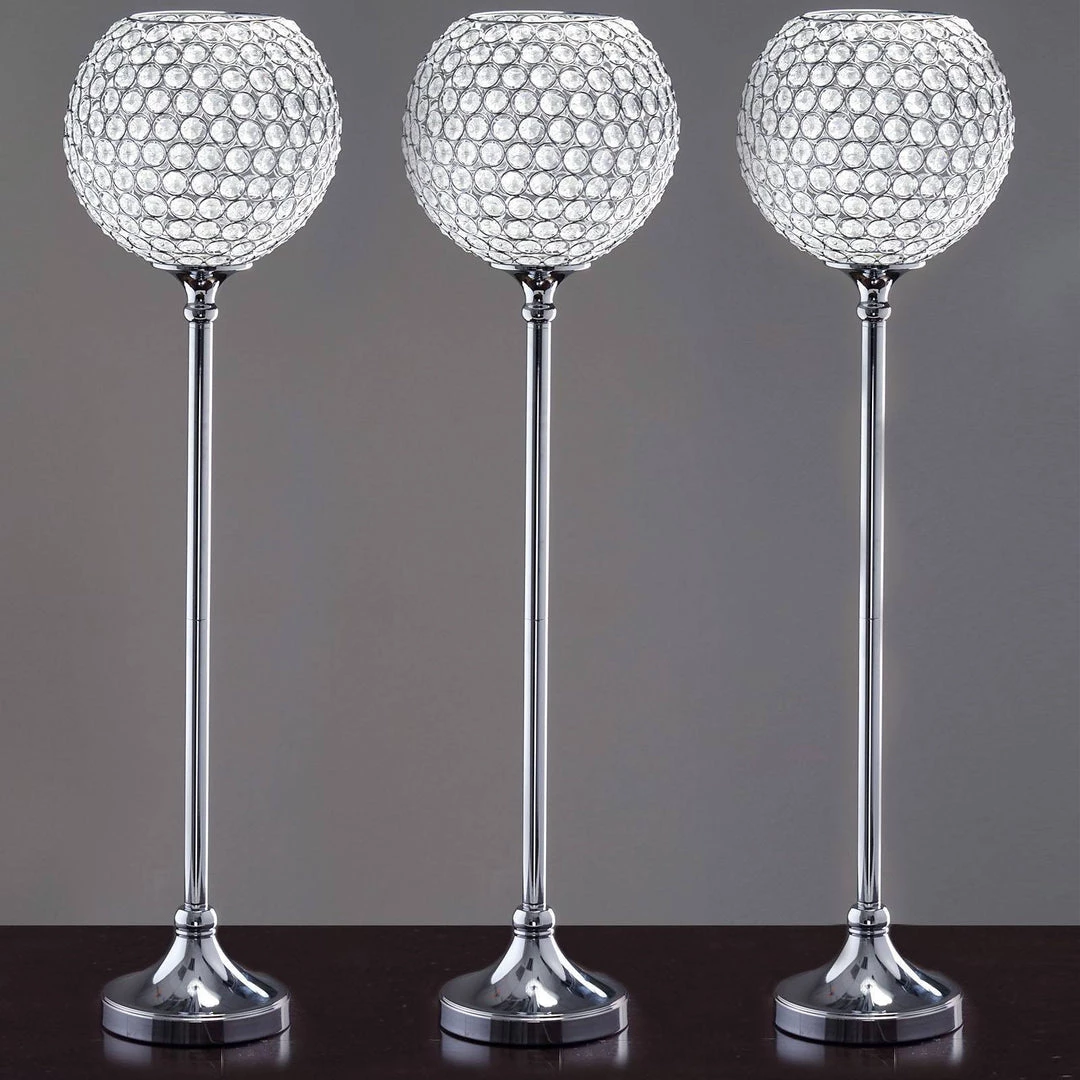 Efavormart-new 37" Silver Shangri La Crystal Acrylic Diamond Chandelier Lamp Wedding Centerpiece With 10" Ball 6 Efavormart-new 37" Silver Shangri La Crystal Acrylic Diamond Chandelier Lamp Wedding Centerpiece With 10" Ball