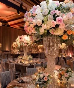 Efavormart-new 32" Tall Exotic Designer Crystal Garland Chandelier Wedding Centerpiece Chandelier & Stands 13 Efavormart-new 32