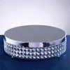 Efavormart-new Fancy Beaded Crystal Metal Riser Cake Stand - 13.5" Diameter 1 Efavormart-new Fancy Beaded Crystal Metal Riser Cake Stand - 13.5" Diameter