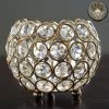 Efavormart-new Chandelier & Stands Adorable Votive Tealight Wedding Crystal Candle Holder - Gold - 4" Dia X 3.5" Tall