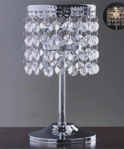 Efavormart-new Elegant Metal Votive Tealight Crystal Candle Holder Wedding Centerpiece - 7.5"