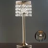 Efavormart-new Stunning Metal Votive Tealight Crystal Candle Holder Wedding Centerpiece - Gold - 11.5" Chandelier & Stands