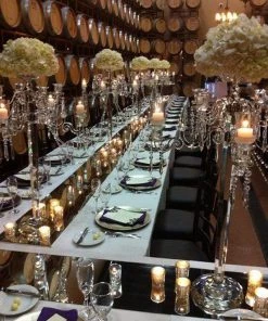 Efavormart-new Chandelier & Stands Stunning Candelabra Candlestick Crystal Candle Holder Wedding Centerpiece - 35