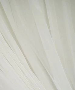 Silkflowersfactory Set Of 2 Ivory Fire Retardant Sheer Organza Premium Curtain Panel Backdrops Window Treatment With Rod Pockets - 5FTx10FT Backdrops & Stands