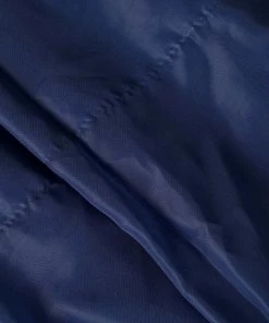 Silkflowersfactory 10FT Fire Retardant Navy Blue Sheer Curtain Panel Backdrops Window Treatment With Rod Pockets - Premium Collection