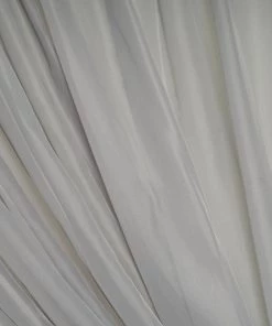 Silkflowersfactory 10FT Fire Retardant Silver Sheer Curtain Panel Backdrops Window Treatment With Rod Pockets - Premium Collection