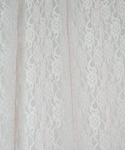 Silkflowersfactory Set Of 2 Blush Fire Retardant Sheer Floral Lace Premium Curtain Panel Backdrops Window Treatment With Rod Pockets - 5FTx10FT Backdrops & Stands 11 Silkflowersfactory Set Of 2 Blush Fire Retardant Sheer Floral Lace Premium Curtain Panel Backdrops Window Treatment With Rod Pockets - 5FTx10FT Backdrops & Stands