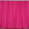 Silkflowersfactory Set Of 2 Fushia Fire Retardant Polyester Curtain Panel Backdrops Window Treatment With Rod Pockets - 5FTx10FT Backdrops & Stands 1 Silkflowersfactory Set Of 2 Fushia Fire Retardant Polyester Curtain Panel Backdrops Window Treatment With Rod Pockets - 5FTx10FT Backdrops & Stands
