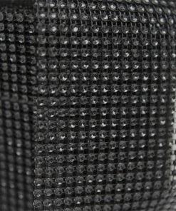 Silkflowersfactory Flower Vases & Decorations PAR EXCELLENCE Endless Diamond Roll 4.5"x10 Yards/roll Black Ver. 2