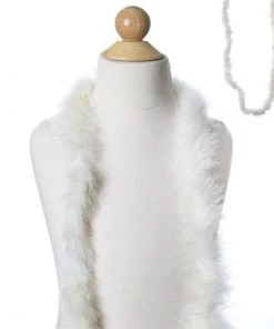 Efavormart-new Deluxe Marabou Ostrich Feather Boas-Ivory-2 Yards Craft Supplies