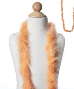 Efavormart-new Deluxe Marabou Ostrich Feather Boa - LIght Coral-2 Yards