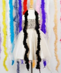 Efavormart-new Deluxe Marabou Ostrich Feather Boa-Royal Blue-2 Yards