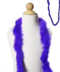 Efavormart-new Deluxe Marabou Ostrich Feather Boa-Purple-2 Yards Craft Supplies