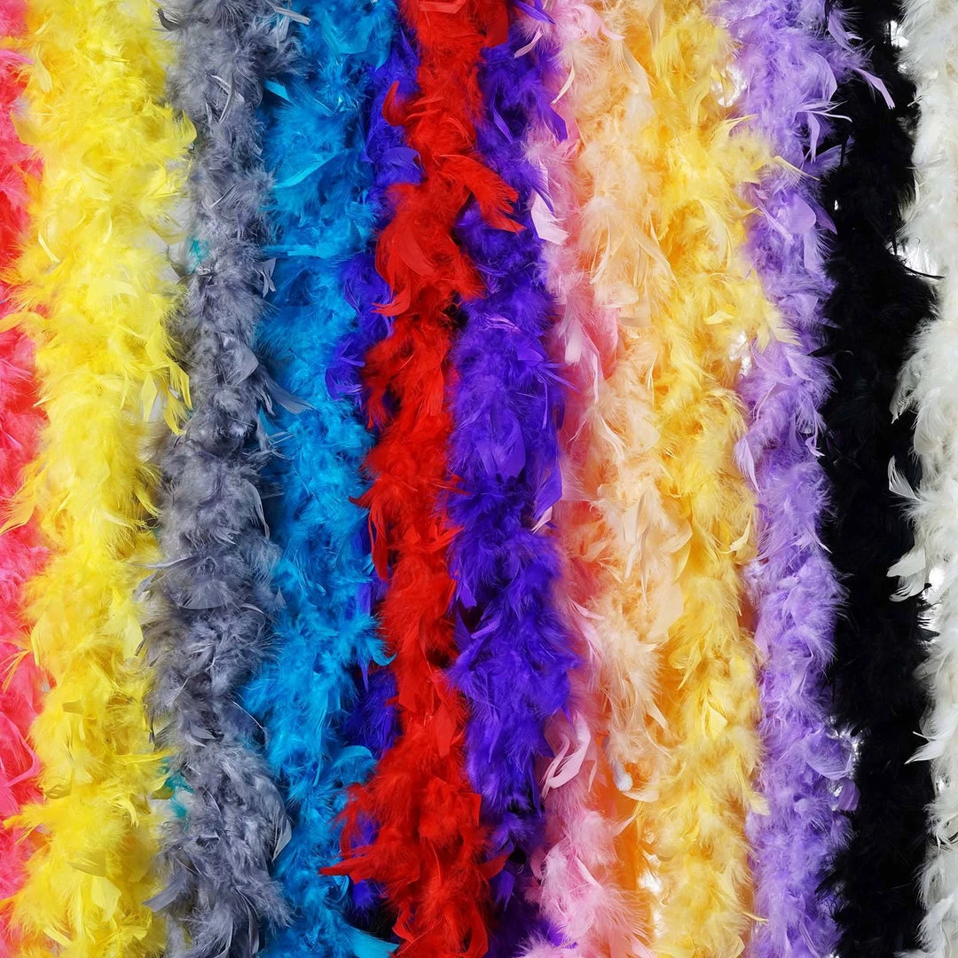 Efavormart-new Craft Supplies Lush Chandelle Turkey Boas - Black 2 Yards 6 Efavormart-new Craft Supplies Lush Chandelle Turkey Boas - Black 2 Yards