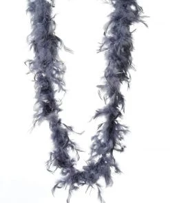 Efavormart-new Craft Supplies Lush-Chandelle Turkey Boas-Charcoal Pewter-2 Yards 8 Efavormart-new Craft Supplies Lush-Chandelle Turkey Boas-Charcoal Pewter-2 Yards