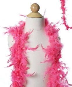 Efavormart-new Lush-Chandelle Turkey Boas-Hot Pink-2 Yards