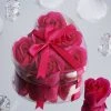 Silkflowersfactory Scented Rose Soap Gift Box - Fuchsia Loose Petals & Soap Favors 1 Silkflowersfactory Scented Rose Soap Gift Box - Fuchsia Loose Petals & Soap Favors