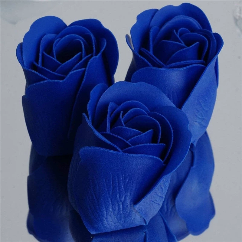 Silkflowersfactory Loose Petals & Soap Favors Scented Rose Soap Gift Box - Royal Blue 5 Silkflowersfactory Loose Petals & Soap Favors Scented Rose Soap Gift Box - Royal Blue