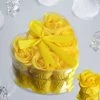 Silkflowersfactory Scented Rose Soap Gift Box - Yellow Loose Petals & Soap Favors