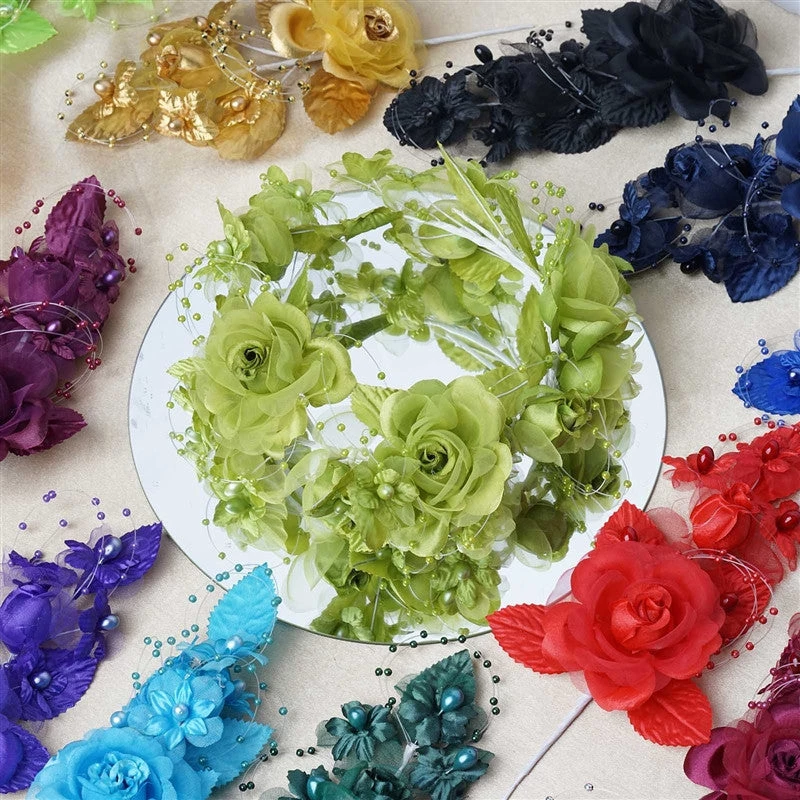 Silkflowersfactory FLASH SALE - 20% OFF 12 Pack 8" Sage Green Bridal Hair Side Comb Floral Barrette Headpiece Wedding Accessory 4 Silkflowersfactory FLASH SALE - 20% OFF 12 Pack 8" Sage Green Bridal Hair Side Comb Floral Barrette Headpiece Wedding Accessory