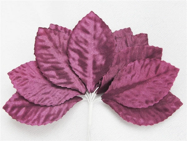 Silkflowersfactory 144 Eggplant Satin Corsage And Boutonniere Wired Craft Leafs DIY Wedding Projects 3 Silkflowersfactory 144 Eggplant Satin Corsage And Boutonniere Wired Craft Leafs DIY Wedding Projects