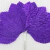 Silkflowersfactory Craft Flowers 144 Purple Satin Corsage And Boutonniere Wired Craft Leafs DIY Wedding Projects