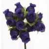 Silkflowersfactory 144 Artificial 3/4” Purple Poly Rose Buds DIY Wedding Bouquet Flowers Craft Decoration Craft Flowers