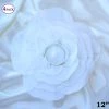 Silkflowersfactory 12" Large Foam Rose Backdrop Wall Decor - White - 4 Pcs Foam Flower Wall Decor 2 Silkflowersfactory 12" Large Foam Rose Backdrop Wall Decor - White - 4 Pcs Foam Flower Wall Decor