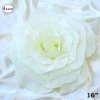 Silkflowersfactory 16" Large Foam Rose Backdrop Wall Decor - Cream - 4 Pcs 1 Silkflowersfactory 16" Large Foam Rose Backdrop Wall Decor - Cream - 4 Pcs