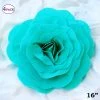 Silkflowersfactory Foam Flower Wall Decor 16" Large Foam Rose Backdrop Wall Decor - Turquoise - 4 Pcs 2 Silkflowersfactory Foam Flower Wall Decor 16" Large Foam Rose Backdrop Wall Decor - Turquoise - 4 Pcs